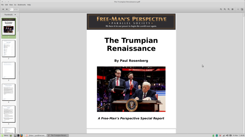 The Trumpian Renaissance